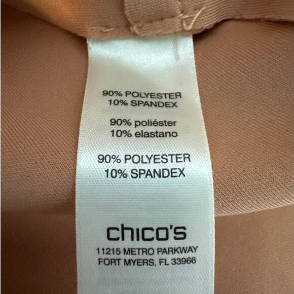 Chico’s Faux Suede Jacket Topper Paris Pink Women’s Coat Sz 3 / XL 570244891 - Picture 12 of 13